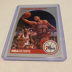 Charles Barkley 1990 NBA Hoops Basketball Card Vintage collectible